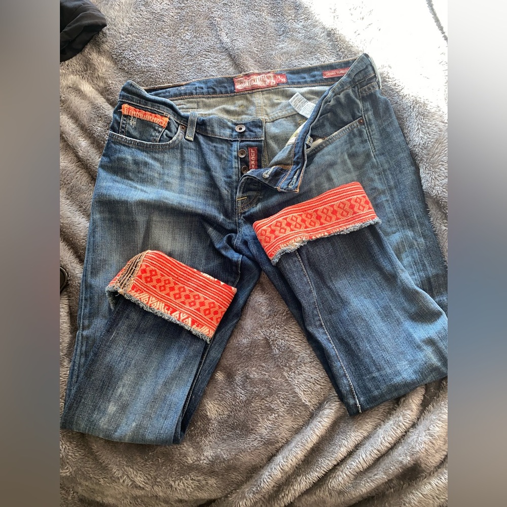 Lucky brand sienna tomboy crop jean sz 14/32